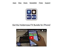 Tablet Screenshot of holdernessmedia.com